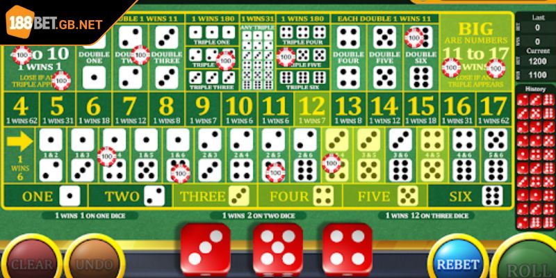 Khám phá luật chơi Sicbo 188BET đẳng cấp